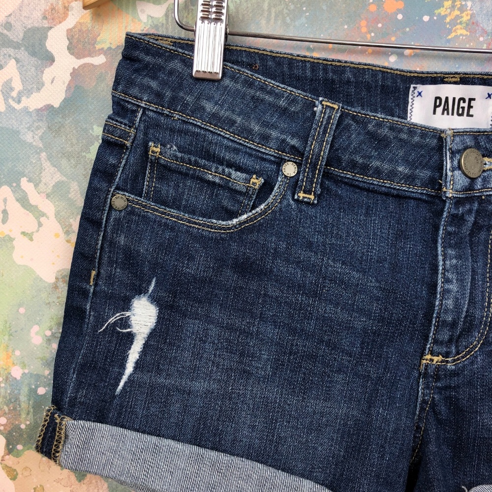 Paige Cuffed Jimmy Jimmy Shorts Size 26 - Picture 2 of 8
